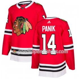 Chicago Blackhawks Richard Panik 14 Adidas 2017-2018 Rood Authentic Shirt - Mannen